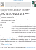 Cover page: The impact of the federal menu labeling law on the sentiment of Twitter discussions about restaurants and food retailers: An interrupted time series analysis.