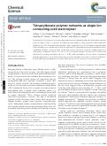 Cover page: Tetraarylborate polymer networks as single-ion conducting solid electrolytes