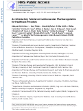 Cover page: An Introductory Tutorial on Cardiovascular Pharmacogenetics for Healthcare Providers.