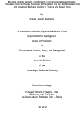 Cover page: Microbial Activity, Growth, and Mortality in Environmental Assemblages: Population and Community Response to Rewetting of a Dry Mediterranean Soil and Anaerobic Methane Cycling in Tropical and Boreal Soils