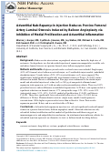 Cover page: Adventitial Nab-Rapamycin Injection Reduces Porcine Femoral Artery Luminal Stenosis Induced by Balloon Angioplasty via Inhibition of Medial Proliferation and Adventitial Inflammation