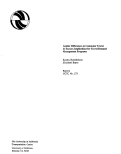 Cover page: Gender Differences in Commuter Travel in Tucson: Implications for Travel Demand management Programs