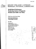 Cover page: Model-Based Performance Monitoring: Review of Diagnostic Methods and Chiller Case Study