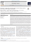 Cover page: Alterations to task positive and task negative networks during executive functioning in Mild Cognitive Impairment