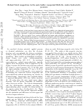 Cover page: Robust block magnetism in the spin ladder compound BaFe2Se3 under hydrostatic pressure