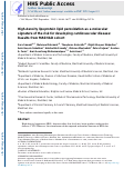 Cover page: High‐density lipoprotein lipid peroxidation as a molecular signature of the risk for developing cardiovascular disease: Results from MASHAD cohort