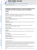 Cover page: Birthweight, mediating biomarkers and the development of type 2 diabetes later in life: a prospective study of multi-ethnic women