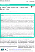 Cover page: A map of gene expression in neutrophil-like cell lines
