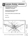 Cover page: Study of Collective Effects for the APIARY Collider