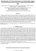 Cover page: Demonstration of 3-band spatial frequency domain imaging using an 8-tap CMOS image sensor resistant to subject motion and ambient light