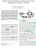 Cover page: Reinforcement Learning-based Hierarchical Seed Scheduling for Greybox Fuzzing