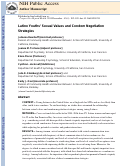 Cover page: Latino Youths’ Sexual Values and Condom Negotiation Strategies