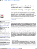 Cover page: Foldy: An open-source web application for interactive protein structure analysis.