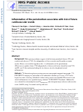 Cover page: Inflammation of the periodontium associates with risk of future cardiovascular events