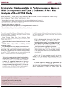 Cover page: Erratum for Abaloparatide in Postmenopausal Women With Osteoporosis and Type 2 Diabetes: A Post Hoc Analysis of the ACTIVE Study.