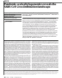 Cover page: Pandemic-scale phylogenomics reveals the SARS-CoV-2 recombination landscape