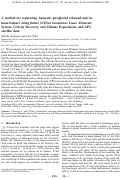 Cover page: A method for separating Antarctic postglacial rebound and ice mass balance using future ICESat Geoscience Laser Altimeter System, Gravity Recovery and Climate Experiment, and GPS satellite data