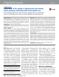 Cover page: Association of the quality of interpersonal care during family planning counseling with contraceptive use