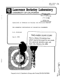 Cover page: THE MOMENTUM DISTRIBUTION OF PROJECTILE FRAGMENTS