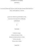 Cover page: REVOLUTIONARY INTELLECTUALS: PROGRESSIVE POLITICAL THOUGHT, INTELLECTUAL-STATE RELATIONS, AND HEGEMONIC CONFRONTATIONS IN TURKEY AND THE MIDDLE EAST, 1930-1960