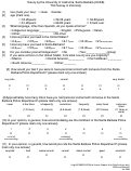 Cover page of Santa Barbara Resident Survey (Spanish Version backtranslated to English) on Attitudes Toward Santa Barbara Police Department