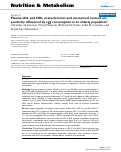 Cover page: Plasma LDL and HDL characteristics and carotenoid content are positively influenced by egg consumption in an elderly population1