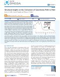 Cover page: Structural Insights on the Conversion of Cytochrome P450 to P420.