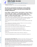 Cover page: Alcohol Use and Antiretroviral Adherence Among Patients Living with HIV: Is Change in Alcohol Use Associated with Change in Adherence?