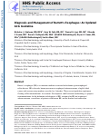 Cover page: Diagnosis and Management of Barretts Esophagus: An Updated ACG Guideline.