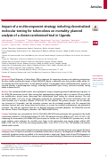 Cover page of Impact of a multicomponent strategy including decentralized molecular testing for tuberculosis on mortality: planned analysis of a cluster-randomized trial in Uganda