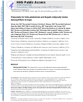 Cover page: Propensity for Intra-abdominal and Hepatic Adiposity Varies Among Ethnic Groups.