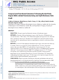 Cover page: Surgical and Functional Outcomes Following Buried Penis Repair With Limited Panniculectomy and Split-thickness Skin Graft