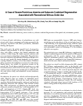 Cover page: A Case of Severe Pernicious Anemia and Subacute Combined Degeneration Associated with Recreational Nitrous Oxide Use