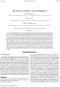 Cover page: The Antarctic Circumpolar Current in equilibrium