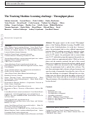 Cover page: The Tracking Machine Learning challenge : Throughput phase