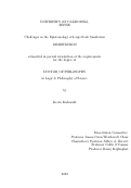 Cover page: Challenges in the Epistemology of Large-Scale Simulation