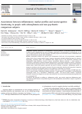 Cover page: Associations between inflammatory marker profiles and neurocognitive functioning in people with schizophrenia and non-psychiatric comparison subjects