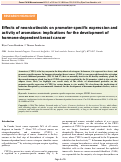 Cover page: Effects of Neonicotinoids on Promoter-Specific Expression and Activity of Aromatase: Implications for the Development of Hormone-Dependent Breast Cancer