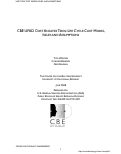 Cover page: CBE UFAD cost analysis tool: Life cycle cost model, issues and assumptions