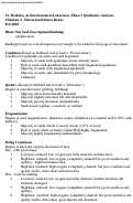 Cover page: UC Berkeley Archaeobotany Laboratory Phase I Qualitative Analysis