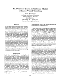 Cover page: An Operator-Based Attentional Model of Rapid Visual Counting