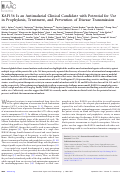 Cover page: KAF156 Is an Antimalarial Clinical Candidate with Potential for Use in Prophylaxis, Treatment, and Prevention of Disease Transmission