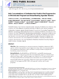 Cover page: Hair concentrations of antiretrovirals predict viral suppression in HIV-infected pregnant and breastfeeding Ugandan women