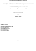 Cover page: Some Body to Love: Intrapersonal and interoceptive components of social connection