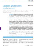 Cover page: Outcomes of Pulmonary Arterial Hypertension Are Improved in a Specialty&nbsp;Care Center