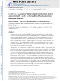 Cover page: Conflict or congruence? Maternal and infant-centric factors associated with shorter exclusive breastfeeding durations among the Tsimane