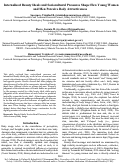 Cover page: Internalized Beauty Ideals and Sociocultural Pressures Shape How Young Women and Men Perceive Body Attractiveness