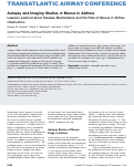 Cover page: Autopsy and Imaging Studies of Mucus in Asthma. Lessons Learned about Disease Mechanisms and the Role of Mucus in Airflow Obstruction