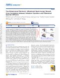 Cover page: Two-Dimensional Electronic–Vibrational Spectroscopy Reveals Cross-Correlation between Solvation Dynamics and Vibrational Spectral Diffusion