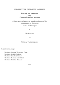 Cover page: Dowling Set Partitions, and Positional Marked Patterns